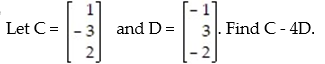<strong>Perform the operation, if possible: - </strong> A) B) C) D)