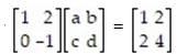 <strong>Find the values of a, b, c, and d that make the matrix equation true. - </strong> A) B) C) D)