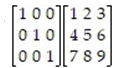 <strong>Find the matrix product mentally, without the use of a calculator or pencil-and-paper calculations: - </strong> A) B) C) D)