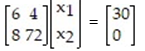 Write the system as a matrix equation of the form AX = B: -  A)    B)    C)    D)   