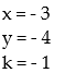Determine the value of each variable.   A)    B)    C)    D)   