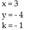 Determine the value of each variable.   A)    B)    C)    D)   