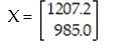 The input-output matrix for an economy is   Find the production matrix X. A)    B)    C)    D)   