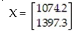 The input-output matrix for an economy is   Find the production matrix X. A)    B)    C)    D)   