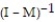 Given the technology matrix M and the final demand matrix D stated below, find   and find the output matrix X.   