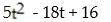 Find the function value: -Given that   , find f(t + 2) . A)    B)    C)  3t + 6 D)   