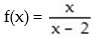 <strong>Determine the domain of the function:  - </strong> A) No solution B) All real numbers except 2 C) All real numbers D) x < 2 <div style=padding-top: 35px> 