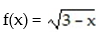 <strong>Determine the domain of the function:  - </strong> A) x ? 3 B) All real numbers except 3 C) x < 3 D) No solution <div style=padding-top: 35px> 