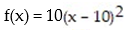 <strong>Write an equation for a function that has a graph with the given transformations:  -The shape of y =   is vertically stretched by a factor of 10, and the resulting graph is reflected across the x-axis.</strong> A)   B)   C)   D)   <div style=padding-top: 35px> 