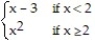 If f(x) =   , what is the definition of g(x), the function whose graph is obtained by shifting f(x)'s graph right 5 units and down 1 unit?<div style=padding-top: 35px> 