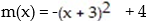  <strong>For the given function, find each of the following: (A) Intercepts (B) Vertex (C) Maximum or minimum (D) Range  - </strong> A) (A) x-intercepts: - 5, -1; y-intercept: -5 (B) Vertex ( -3, 4) (C) Minimum: 4 (D) y  \ge  4 B) (A) x-intercepts: - 5, -1; y-intercept: -5 (B) Vertex ( 3, -4) (C) Maximum: 4 (D) y  \le  4 C) (A) x-intercepts: - 5, -1; y-intercept: -5 (B) Vertex ( -3, 4) (C) Maximum: 4 (D) y  \le  4 D) (A) x-intercepts: 1, 5; y-intercept: -5 (B) Vertex ( -3, 4) (C) Maximum: 4 (D) y  \le  4 <div style=padding-top: 35px>  