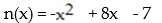 Find the vertex form for the quadratic function. Then find each of the following: (A)  Intercepts (B)  Vertex (C)  Maximum or minimum (D)  Range -  A)    B)    C)    D)   