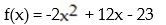  Find the range of the given function. Express your answer in interval notation: -  A)  [-3,  \infty )  B)  (- \infty , -3] C)  [5,  \infty )  D)  (- \infty , -5] 