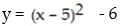 <strong>Write an equation for the graph in the form y = a + k, where a is either 1 or -1 and h and k are integers:  - </strong> A)   B)   C)   D)   <div style=padding-top: 35px> 