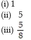 For the polynomial function find the following: (i)  Degree of the polynomial; (ii)  All x intercepts; (iii)  The y intercept. -y = 8x + 5 A)    B)    C)    D)   