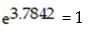 Convert to an exponential equation: -ln 44 = 3.7842 A)    B)    C)    D)   