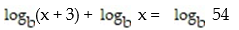 Use the properties of logarithms to solve: -  A) 6 B) -6 C) -6, -3 D) 3