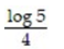 Use the properties of logarithms to solve: -  A) 7 B)    C)    D)   