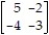 The matrix for a strictly determined matrix game is given below. Determine if the game is fair or not fair.   A)  Fair B)  Not fair
