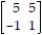 Delete recessive rows and columns from the following matrix game:   A)    B)    C)    D)   