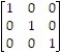 Find the expected value of the game matrix A =   if player 1 and player 2 decide on strategies   A)  1 B)    C)    D)   