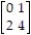 Find the smallest integer k ≥ 0 such that adding k to each entry of the given matrix produces a matrix with all positive payoffs: -  A)  3 B)  2 C)  0 D)  1