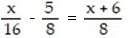<strong>Solve the problem. Express your answer as an integer or simplified fraction: - </strong> A) - 16 B) - 17 C) - 22 D) - 11