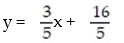 <strong>Write an equation of the line with the indicated slope and y intercept: - </strong> A) B) C) D)