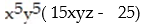 <strong>Factor the GCF from the polynomial: - </strong> A) B) C) D)