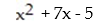 <strong>Which polynomial can be factored using integer coefficients? Find its factored form.</strong> A) B) C)