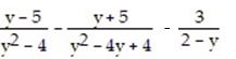Combine into a single fraction and simplify: