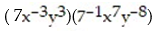 <strong>Simplify. The exponents in the answer should be positive integers: - </strong> A) - B) C) D)