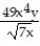 Change to simplest radical form:
