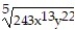 Write in simplest radical form: