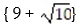 <strong>Use the quadratic formula to solve the equation: -x<sup>2</sup> + 18x + 71 = 0</strong> A) B) C) D)