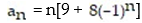 Write the first four terms of the sequence