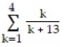 Write without summation notation. Do not evaluate.