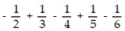 Write the alternating series using summation notation with the summing index k starting at