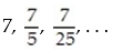 Find the sum of the infinite geometric sequence (if it exists):