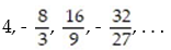 Find the sum of the infinite geometric sequence (if it exists):
