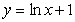 Given the following graph, what would the equation of the line be if the horizontal axis is labeled ln x and the vertical axis is labeled ln y?   A)    B)    C)     D)   