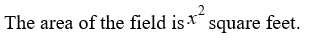Farmer Brown has 117 feet of fence. He wishes to close in a rectangular field using the barn as one side of the field. Suppose each side of the field perpendicular to the barn has length    feet. What is the area of the fenced in field? A)    B)    C)    D)   