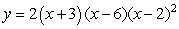 Which of the following are possible formulas for a fourth degree polynomial with at least one zero at   , a double zero at   , and long-run behavior: as   . A)     B)     C)     D)     where  
