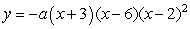 Which of the following are possible formulas for a fourth degree polynomial with at least one zero at   , a double zero at   , and long-run behavior: as   . A)     B)     C)     D)     where  