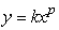 The power function through the point (1, 3) and (3, 5) is    , where k = _____ and p = _____. Round the second answer to 3 decimal places.
