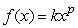 The following figure shows the graph of a power function,   , whose formula has the form    Which of the following statements are true? Mark all that apply.   A)     B)     C)  k must be an integer D)     E)     F)    