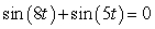 Find the smallest value of t such that    and   .