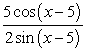 Write    in terms of the cotangent function.
