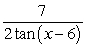 Write    in terms of the tangent function. A)    B)    C)    D)   