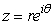 In polar form, the complex number   is written   , where r = _____ and   = _____. Round both answers to 2 decimal places, and give   so that   .